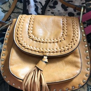 Leather conceal carry purse